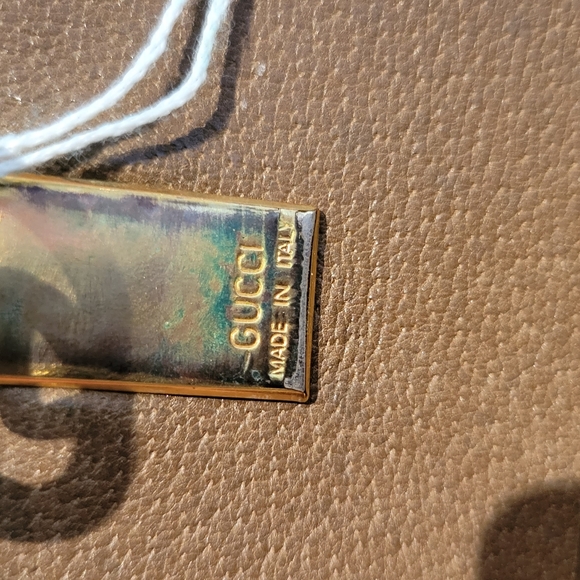 Gucci Tan "GG" Supreme Coated Canvas And Leather Bi-Fold Wallet - Picture 10 of 13